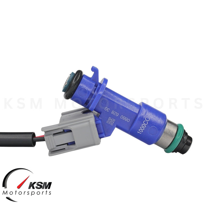 4 x 1000cc fuel Injectors with Plug & Play adapters for Honda Acura RDX