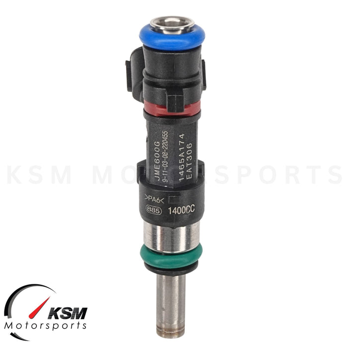 4 x 1400 cc EV14 Einspritzdüsen passend für Denso 08–15 Mitsubishi EVO 10 x 4B11 CZ4A E85 