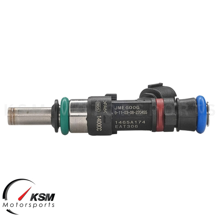 4 x 1400 cc EV14 Einspritzdüsen passend für Denso 08–15 Mitsubishi EVO 10 x 4B11 CZ4A E85 