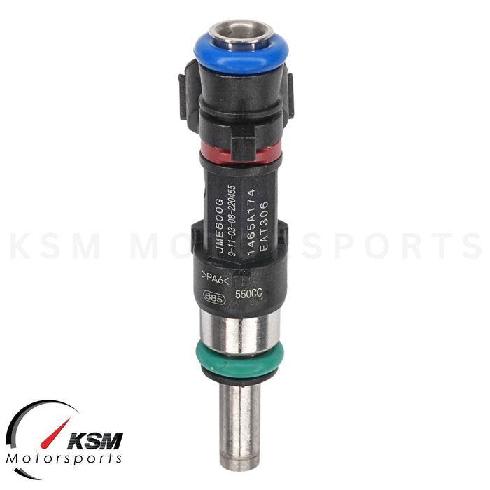 4 x 550cc EV14 Fuel Injectors fit Denso 08-15 Mitsubishi EVO 10 X 4B11 CZ4A E85