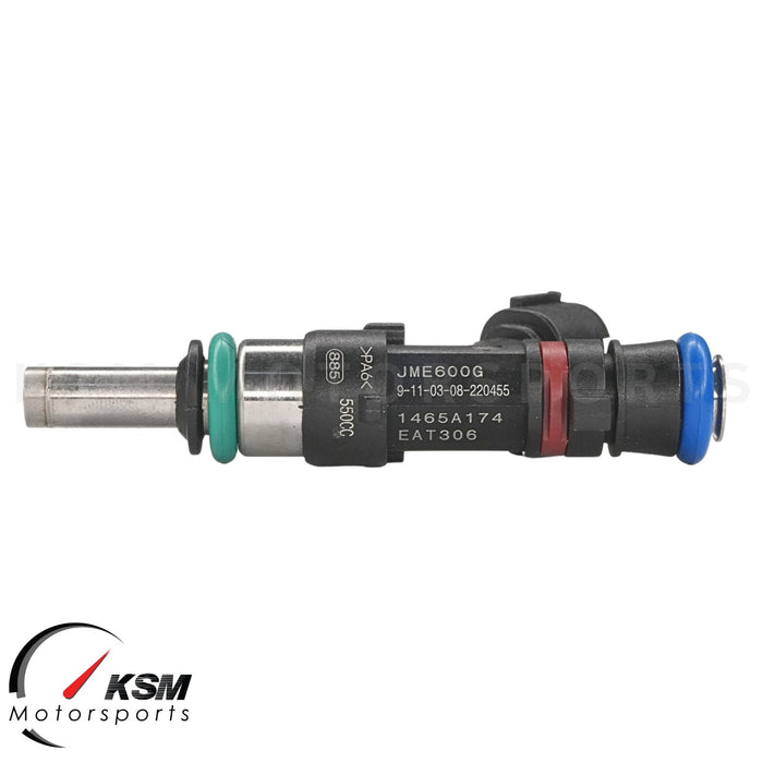 4 x 550cc EV14 Fuel Injectors fit Denso 08-15 Mitsubishi EVO 10 X 4B11 CZ4A E85