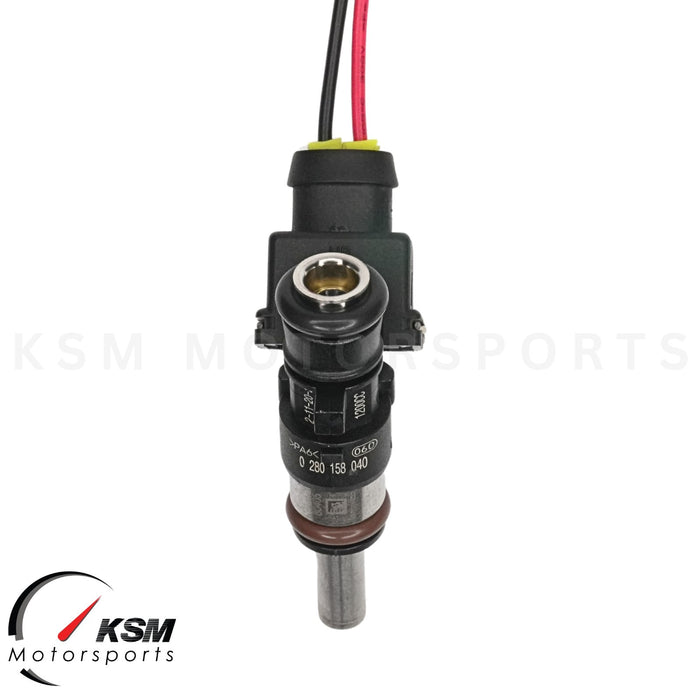 8 x 1200cc 114lb Fuel Injectors fit Bosch EV14KT Long Nozzle E85 LS3 LS7 LSA