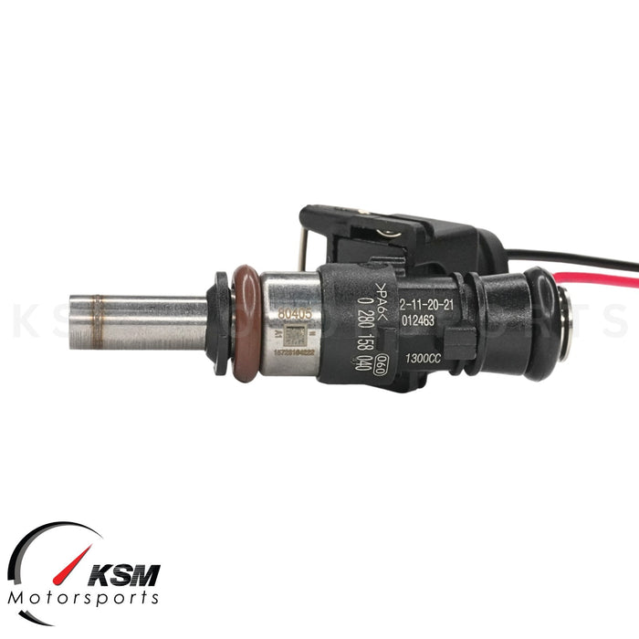 5 x 1300cc 124lb Fuel Injectors fit Bosch Nozzle Valve EV14KT 0280158040 Petrol