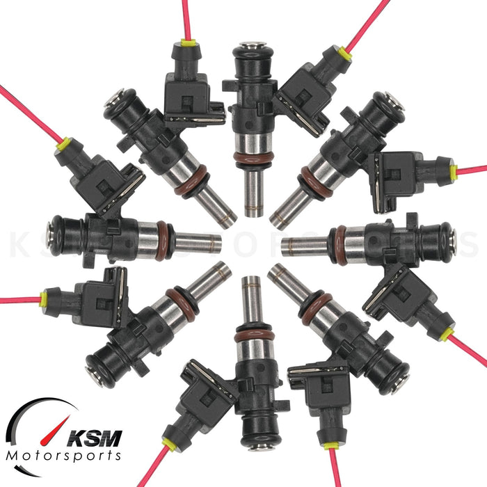 8 x 1300cc 124lb Fuel Injectors fit Bosch EV14KT Long Nozzle E85 LS3 LS7 LSA