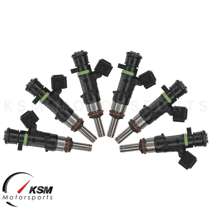 6 x Fuel Injectors fit Bosch 0280158123 590cc 56lb Long Nozzle EV14 6-Hole