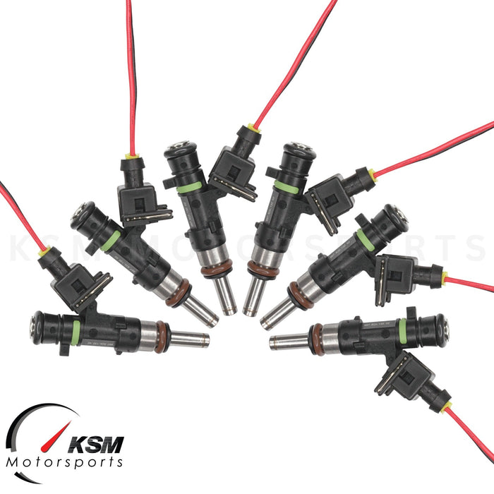 6 x Fuel Injectors fit Bosch 0280158123 590cc 56lb Long Nozzle EV14 6-Hole