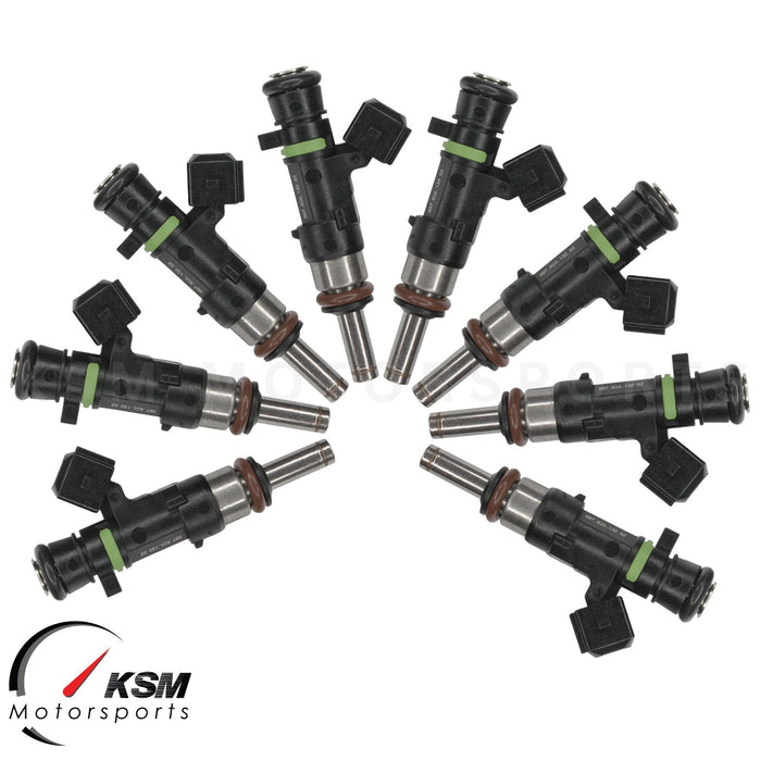 8 x Fuel Injectors fit Bosch 0280158123 590cc 56lb Long Nozzle EV14 6-Hole